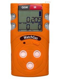   WatchGas QGM IR GÁZDETEKTOR, 4 GÁZOS (O2/LEL/CO/H2S) INFRÁS ÉGHETŐGÁZ SZENZORRAL!