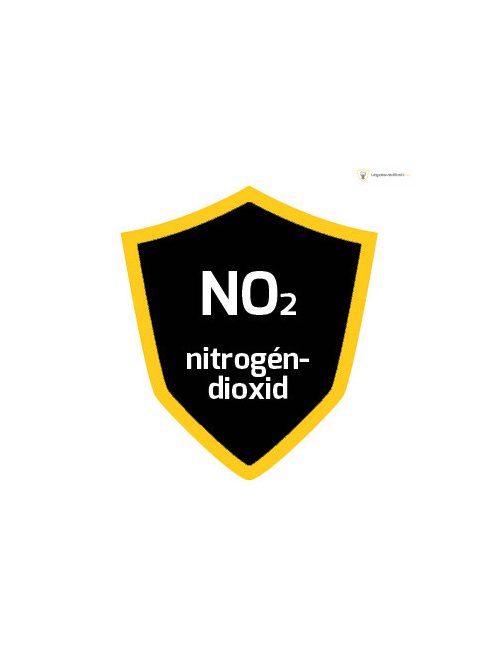 Kalibráló gáz, 34 liter NO2 (nitrogén-dioxid) 10ppm koncentrációban nitrogénben