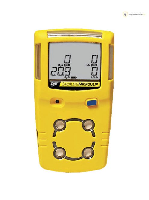 Honeywell BW GasAlert MicroClip XL GÁZÉRZÉKELŐ 4 GÁZ MÉRÉSÉRE, O2/LEL/CO/H2S