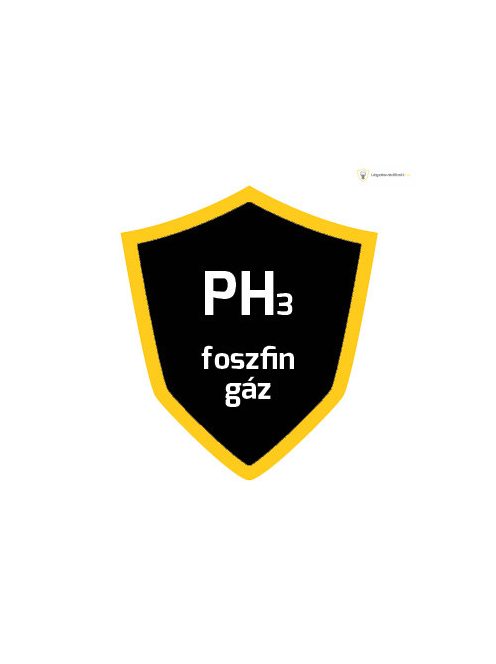 Kalibráló gáz, 58 liter PH3 (foszfin) 5 ppm, nitrogénben