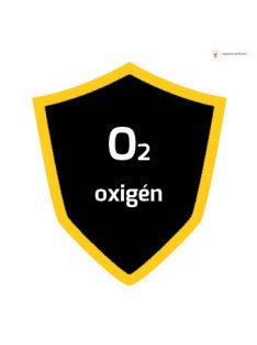   Kalibráló gáz, 116 liter O2 (oxigén) 18% koncentrációban, nitrogénben