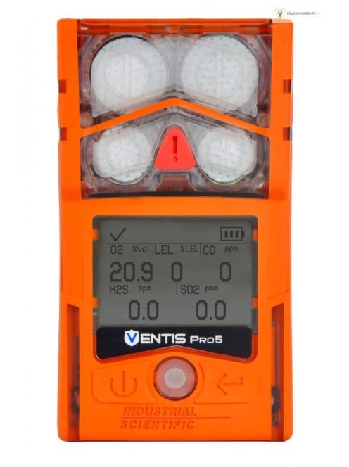 Ventis Pro5 GÁZÉRZÉKELŐ CO2 (szén-dioxid), NH3 (ammónia), O2 (oxigén) szenzorokkal